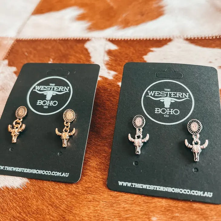 Mini Bull Earrings