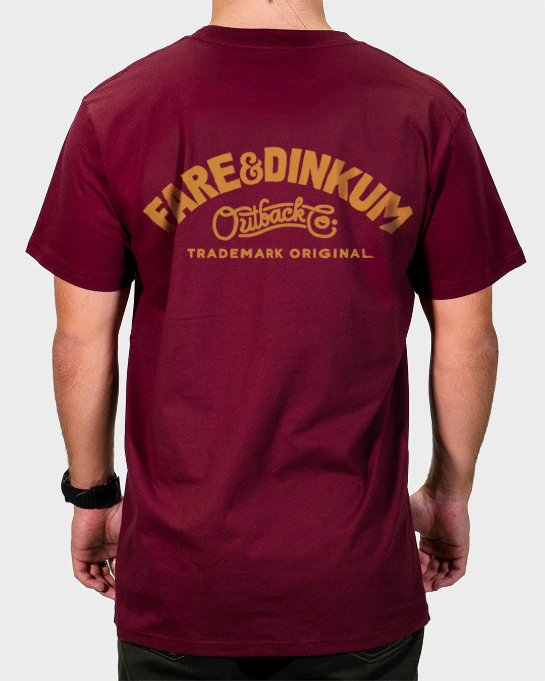 Trademark Mens T-Shirt Burgundy