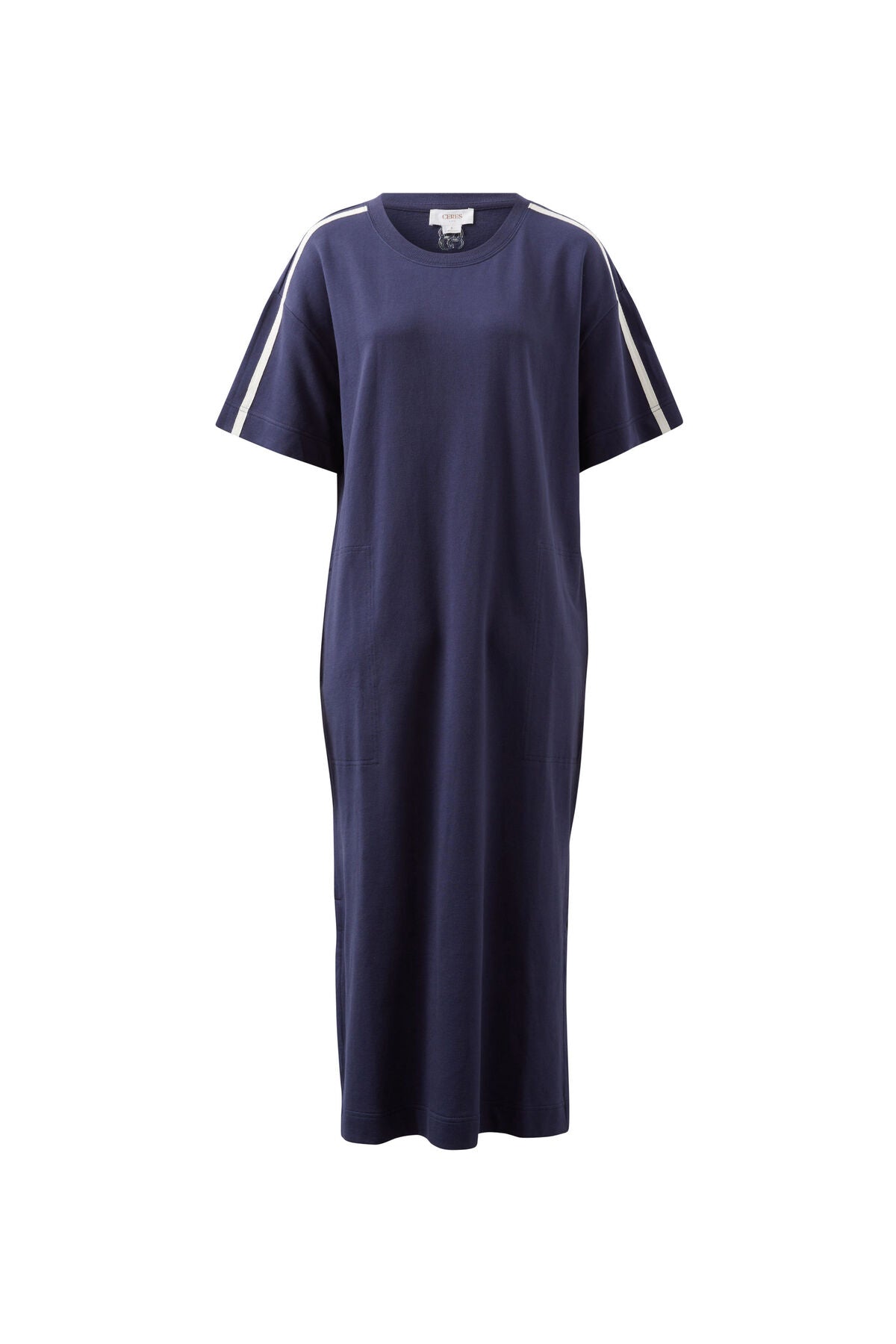 Charlotte Midi Terry Dress - navy - ladies