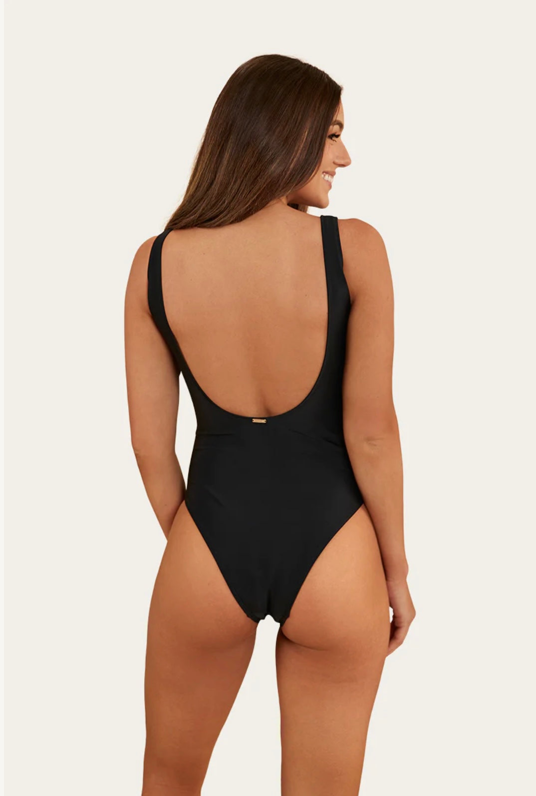Ringers ladies one piece - black