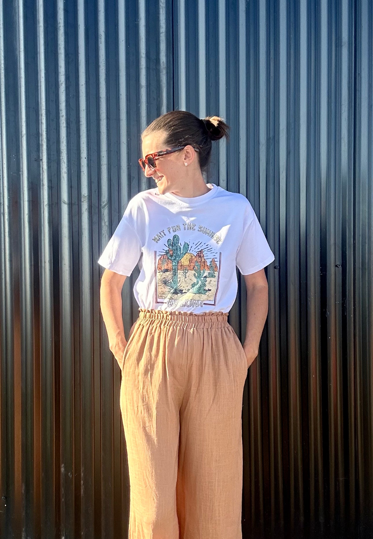 Ladies 'if i were a cowboy' Tee