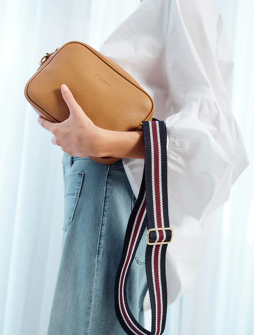 Ruby Sports Cross Body Bag - tan