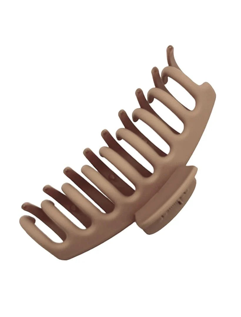 Claw hair clip - beige