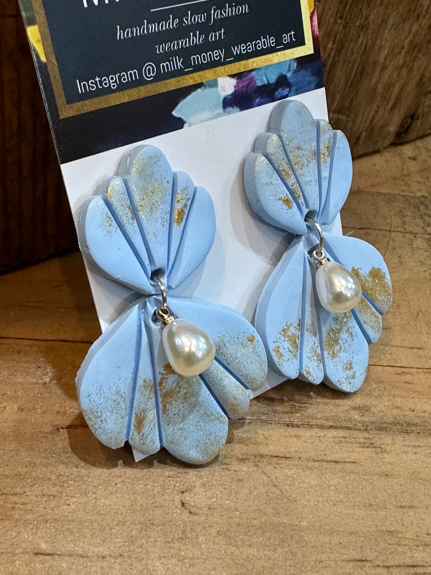 Pastel & Pearl earrings