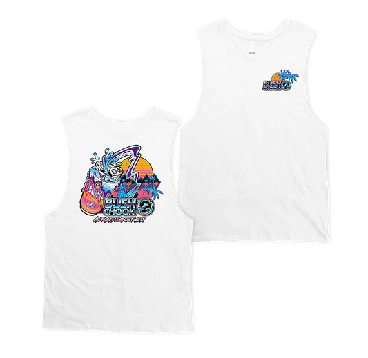 All Roads Mens Muscle Tee - White