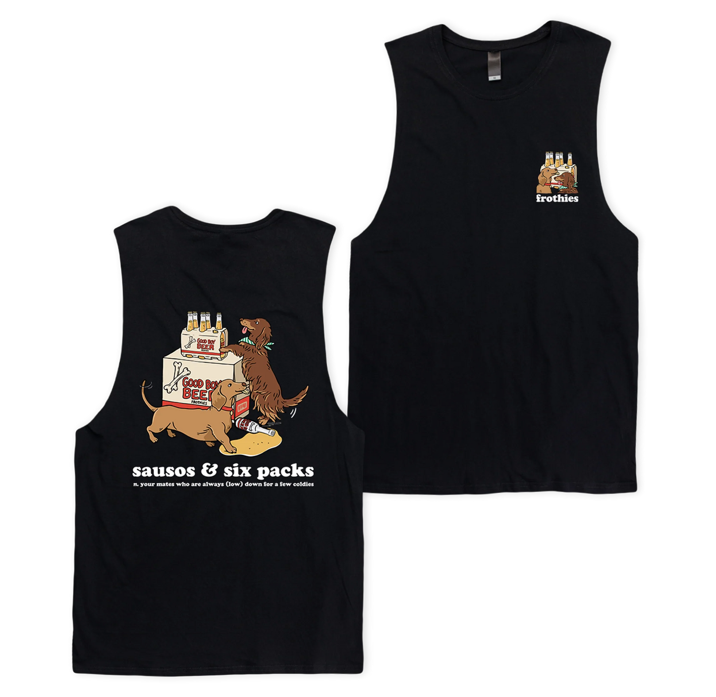 Sausos & Six-Packs Muscle Tee