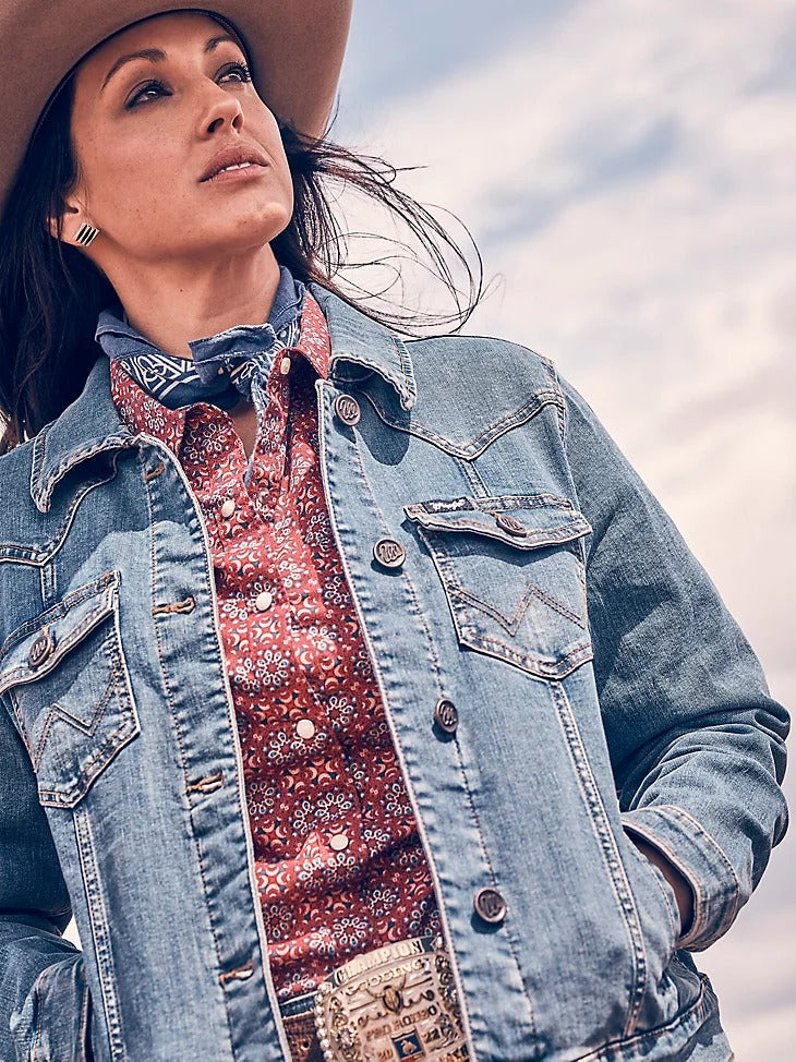 Wrangler USA Ladies Retro Denim Jacket