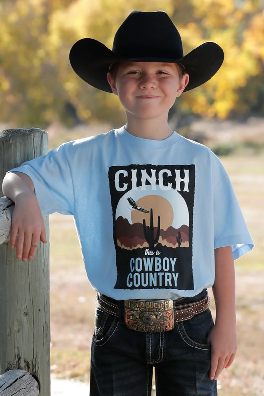 Cinch cowboy country - kids tshirt