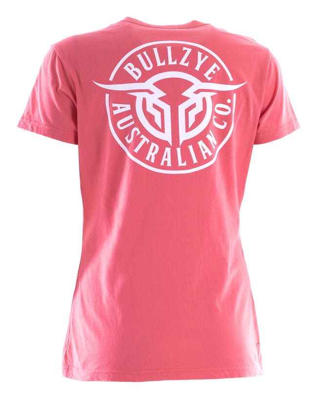 Ladies Bullring Tee - Coral