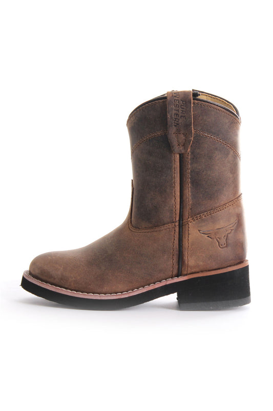 Toddler Cooper Boot - distressed brown