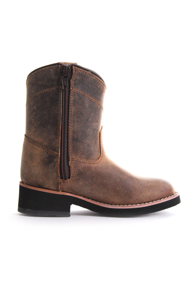 Toddler Cooper Boot - distressed brown