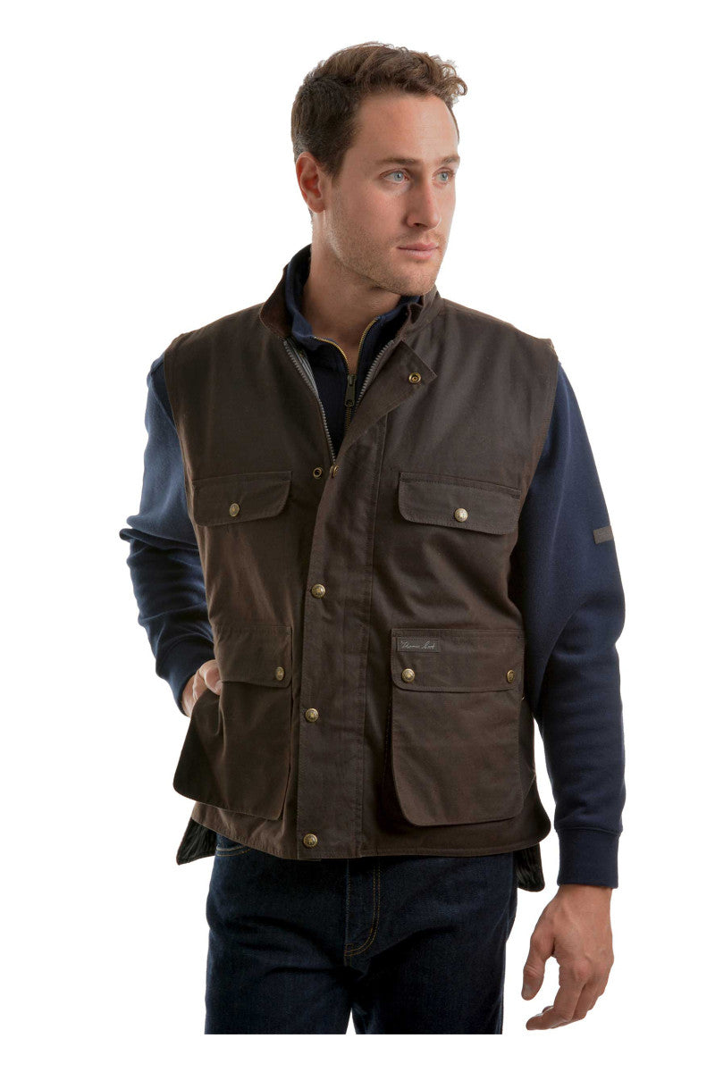 Mens High Country Oil Skin Vest