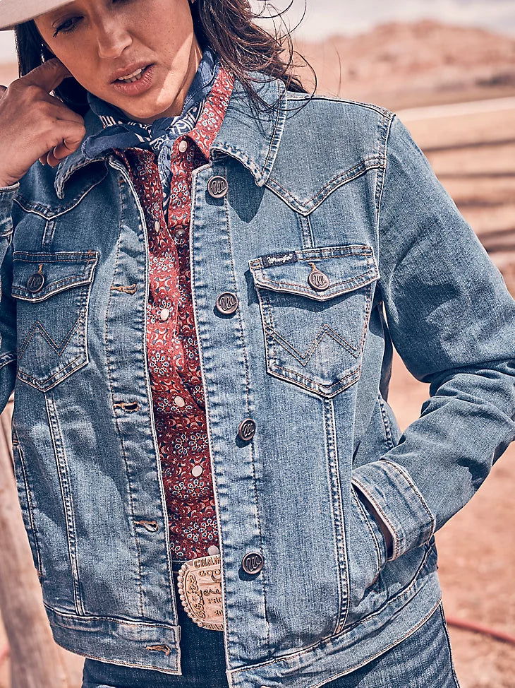 Wrangler USA Ladies Retro Denim Jacket