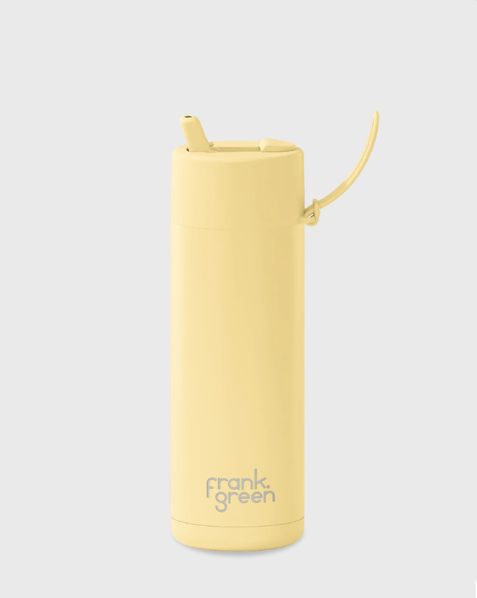 Ceramic Reusable Bottle - 595ml - Buttermilk