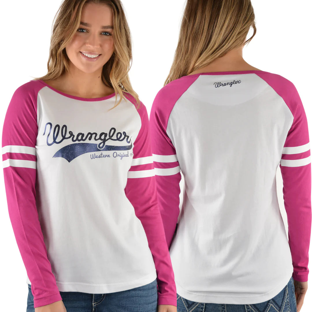 Ladies Raglan Long Sleeve Tee