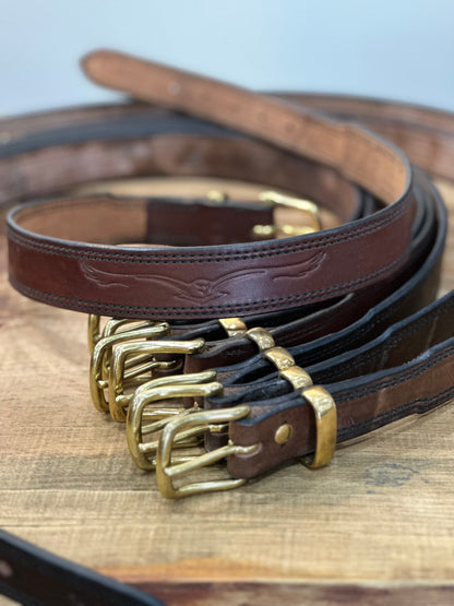 Leather Axeman Belt