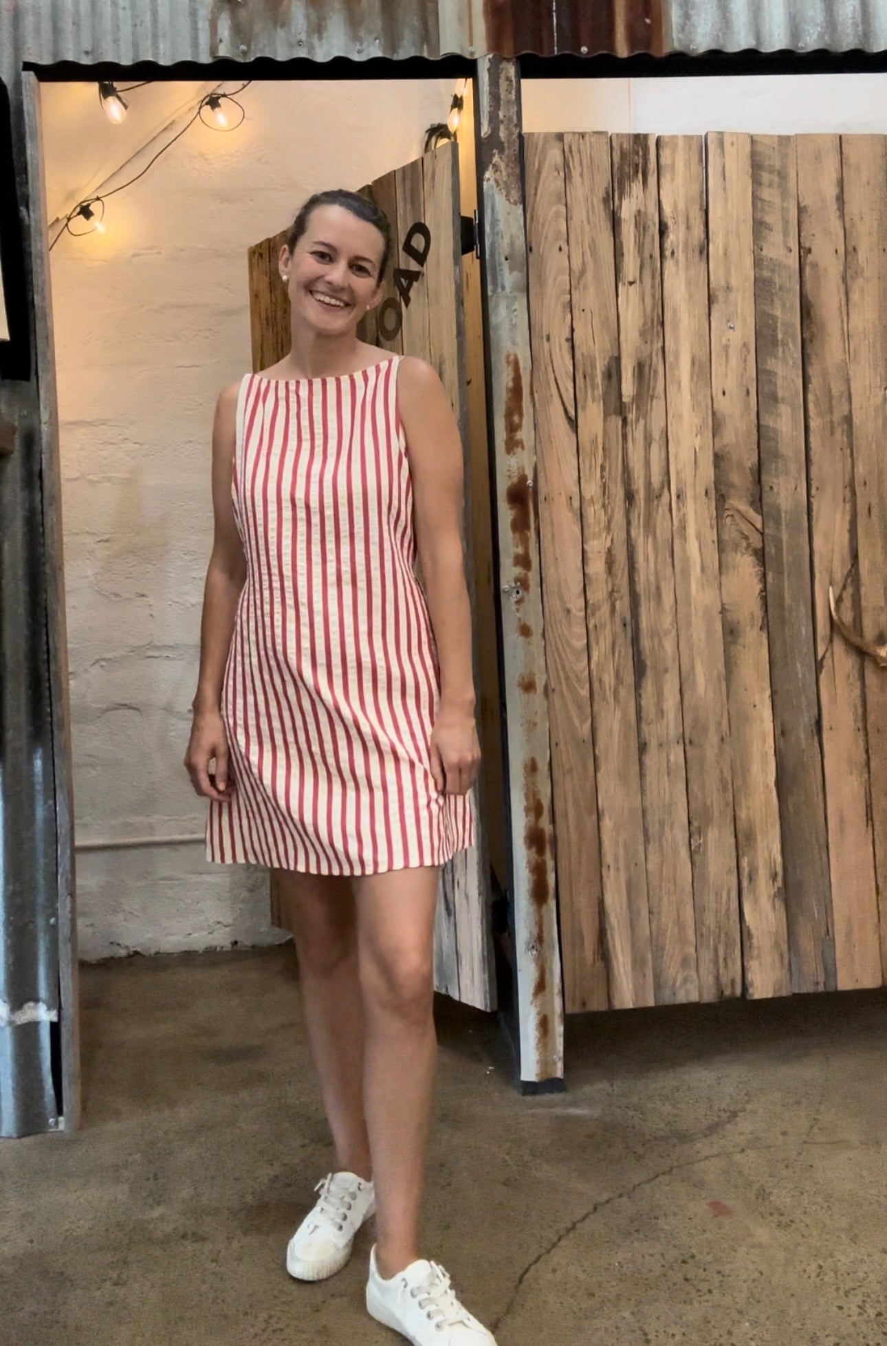 Candy striped dress - Ladies