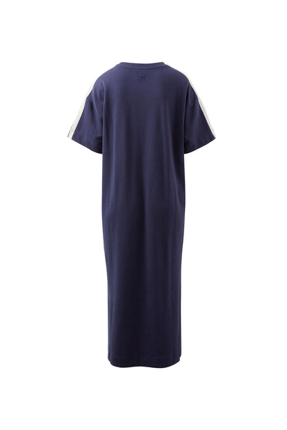 Charlotte Midi Terry Dress - navy - ladies