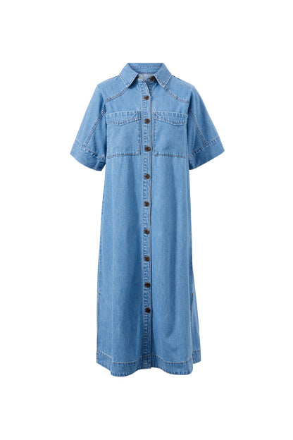 Ava Short Sleeve Midi Dress - ladies