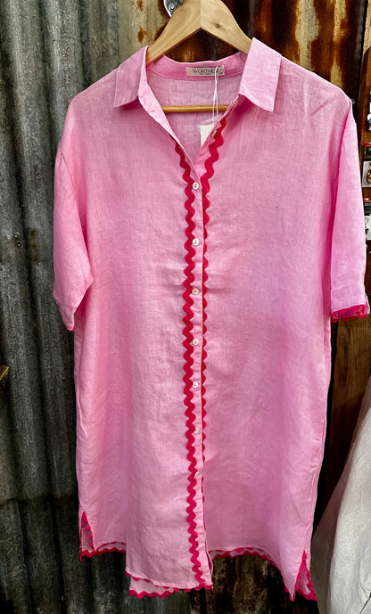 Isabel Linen Dress - ladies