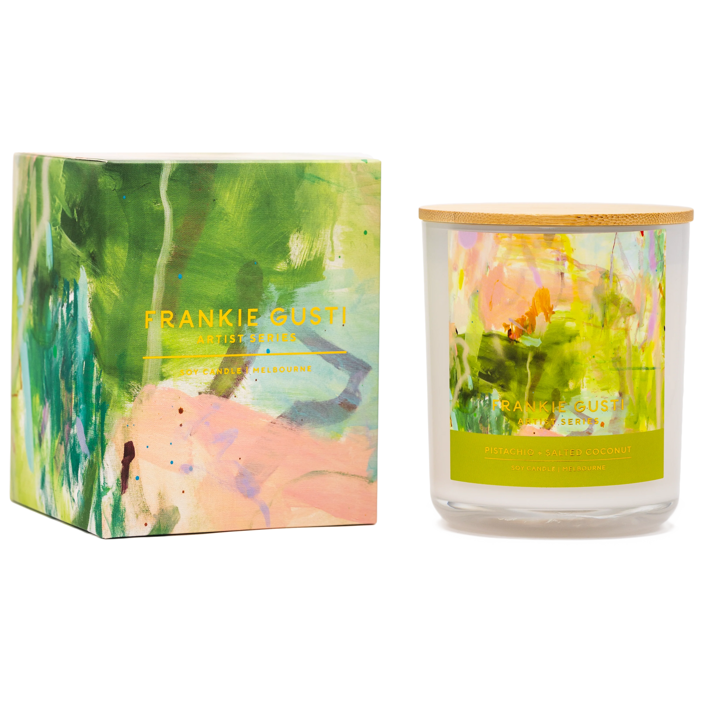 Pistachio + Salted Coconut - Artist Series Candle