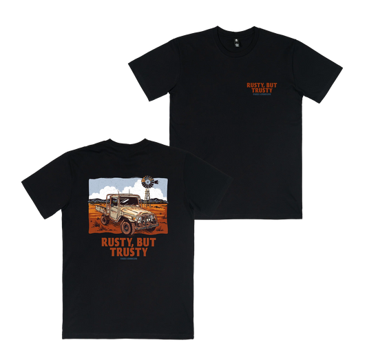 Rusty but Trusty Mens Tee - Black