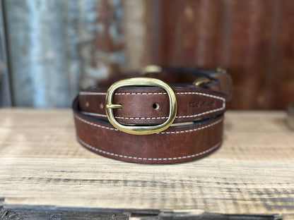 Leather Hobble Belt with Pouch