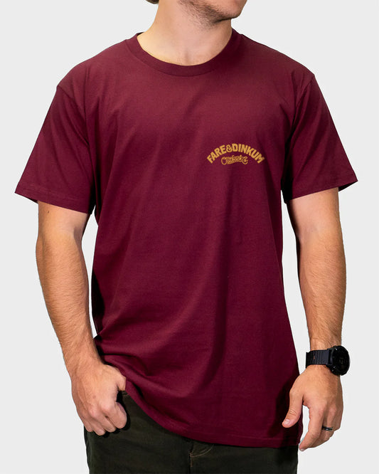 Trademark Mens T-Shirt Burgundy