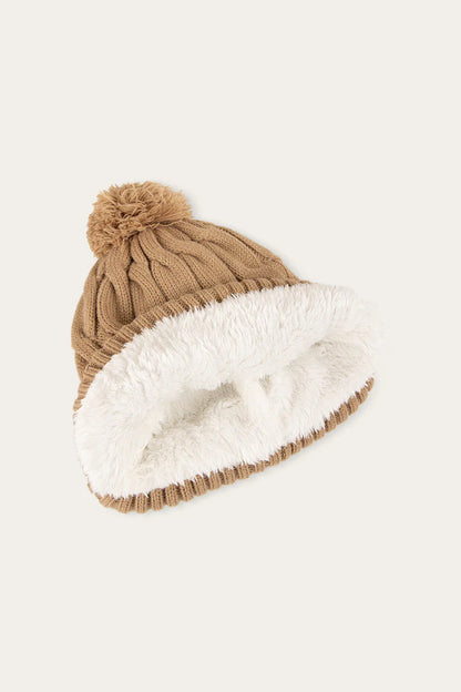 Maisy Beanie - Dark Sand