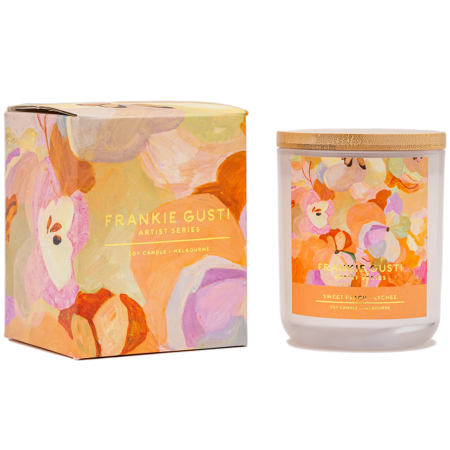 Sweet Peach + Lychee - Artist Series Candle