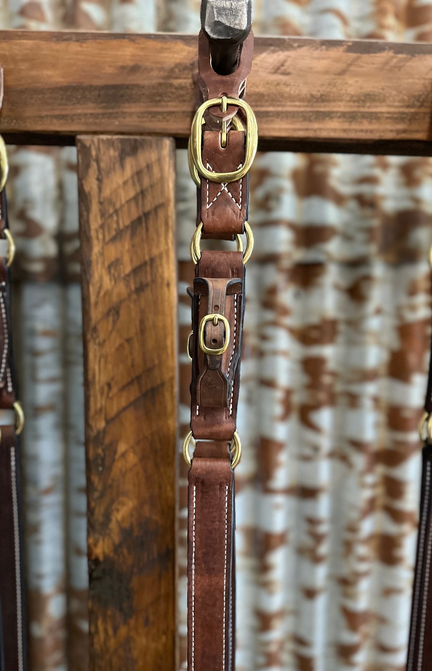 Leather Hobble Belt with Pouch