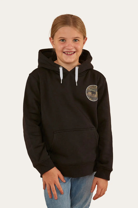 Signature Bull Kids Hoodie - Black/camo