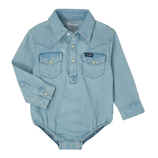 Wrangler USA baby denim bodysuit