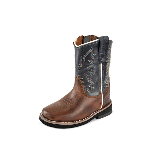Toddler Nash Boot - Navy/Dark brown