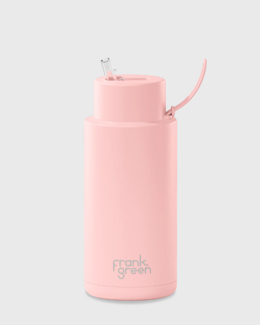 Ceramic Reusable Bottle - 1L - blushed