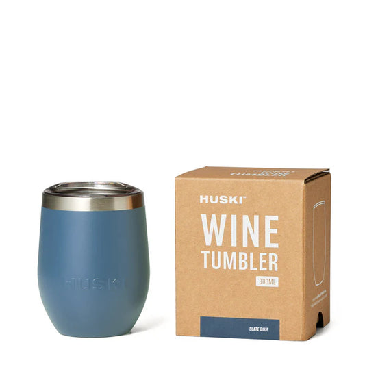 Huski Wine Tumbler - slate blue