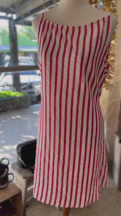 Candy striped dress - Ladies