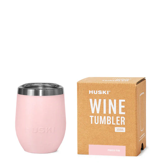 Huski Wine Tumbler - powder pink