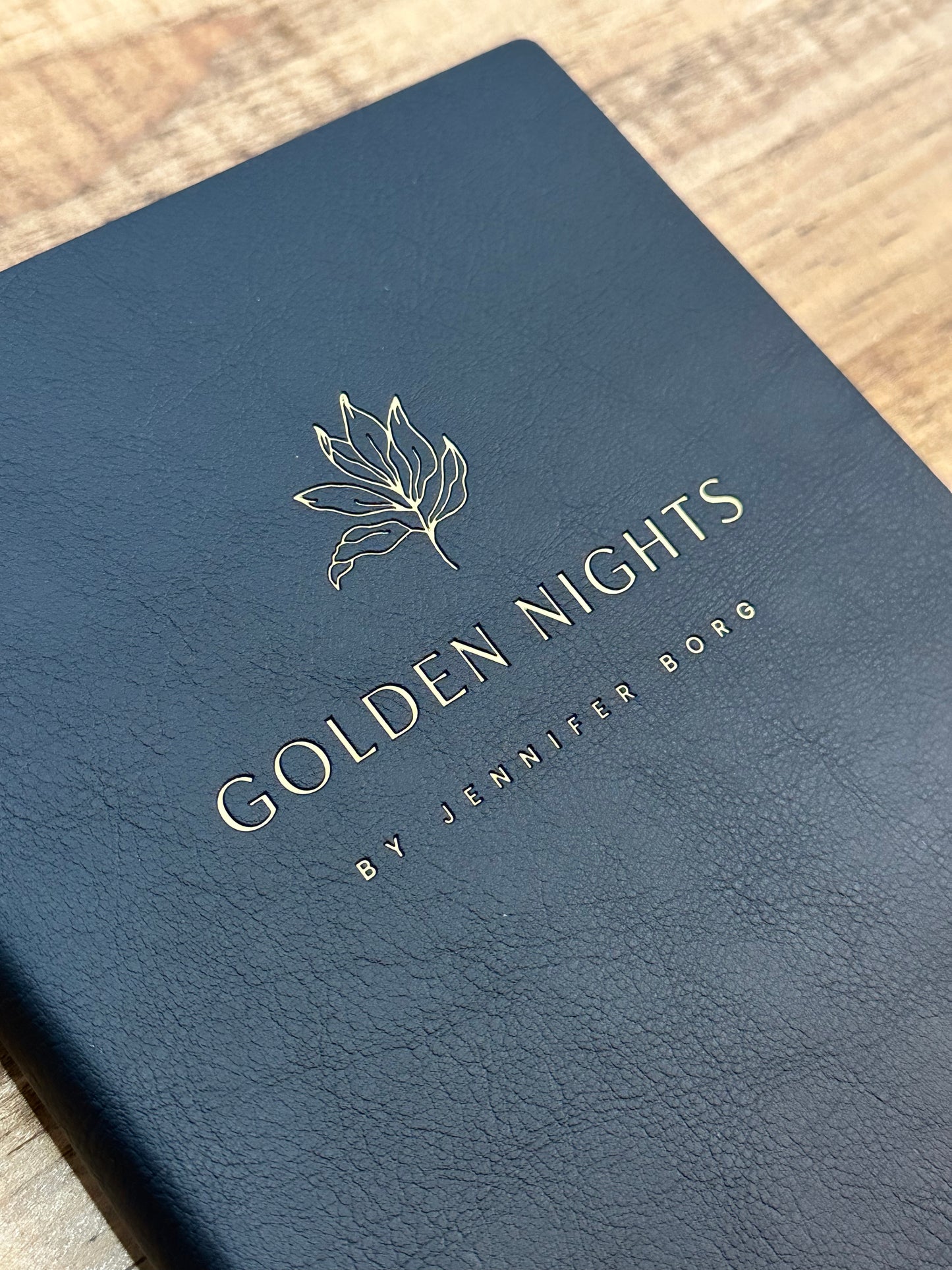 Golden Nights Journal - Black