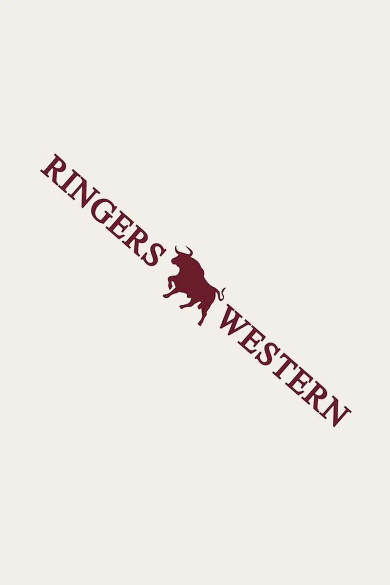 Large Long Die Cut Sticker - Burgundy
